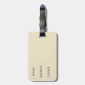 Poster Napoli - Italië Bagagelabel (Achterkant verticaal)