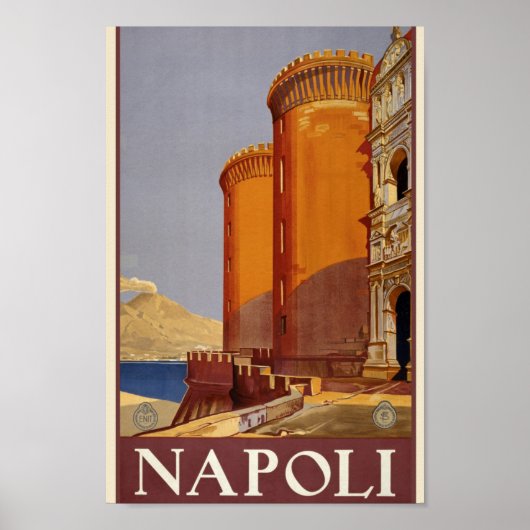 Poster Napoli vintage - Italie (Devant)