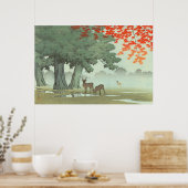 Poster Nara Park Kawase Hasui 1953 Art japonais (Cuisine)