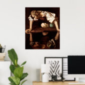 Poster Narcisse, Caravaggio (Bureau à domicile)