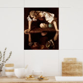 Poster Narcisse, Caravaggio (Cuisine)