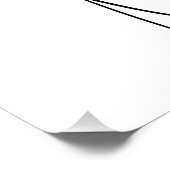 Poster Narcisse floral du mois de naissance de décembre (Coin)