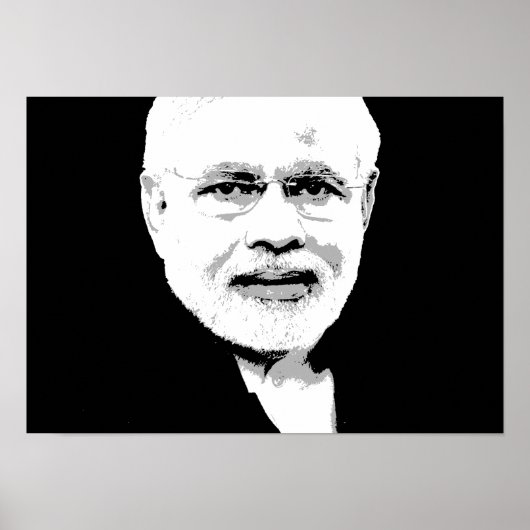 Poster Narendra Modi Face (Devant)