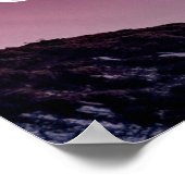 Poster N'ARRÊTEZ JAMAIS DE RÊVER Citation Sunset Mountain (Coin)