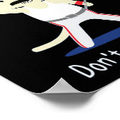 Poster N'arrêtez pas Meow Freddie Purrcury Cadeau pour le (Coin)