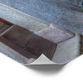 Poster Narrow city street, Italy (Coin)