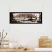 Poster Narrows of WI Dells Photo 1900 (Cuisine)