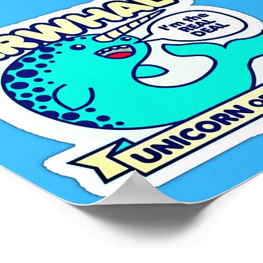 Poster Narwhal (Coin)