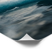 Poster Narwhal sautant hors de l'eau (Coin)