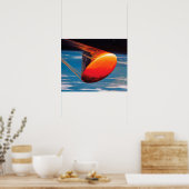 Poster NASA Apollo Command Module Space Capsule Artwork (Cuisine)