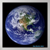 Poster NASA / Blue Marble 2002 / (Devant)
