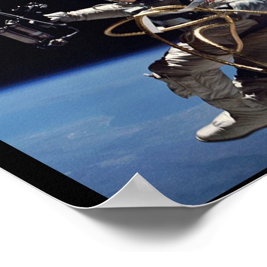 Poster NASA Ed White sur Gemini 4 First US Spacewalk, 196 (Coin)