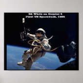 Poster NASA Ed White sur Gemini 4 First US Spacewalk, 196 (Devant)