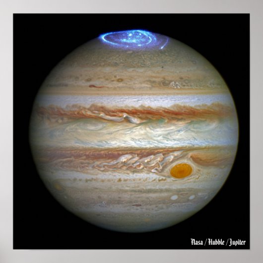 Poster Nasa / Hubble / Jupiter (Devant)