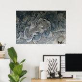 Poster NASA / Juno / Jupiter / (Bureau à domicile)