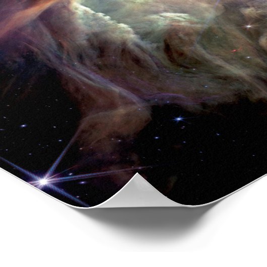 Poster NASA JWST Rho Ophiuchi Star Forger Région (Coin)