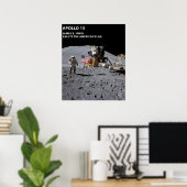 Poster Nasa Moon Landing Apollo 15 Lunar Module 1971 (Bureau à domicile)