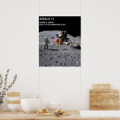 Poster Nasa Moon Landing Apollo 15 Lunar Module 1971 (Cuisine)