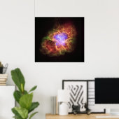 Poster NASA - Nebula du crabe (Bureau à domicile)