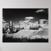 Poster NASA Rocket Engine Testing, 1960s (Devant)