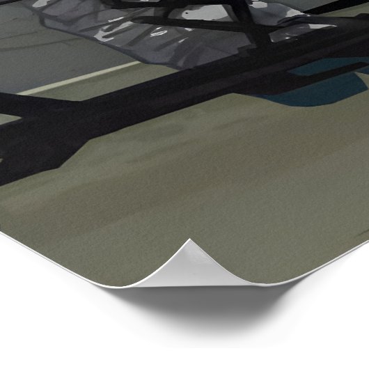 Poster NASA Space Exploration Work the Night Shift on (Coin)