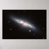Poster NASA - Starburst Galaxy M82 (Devant)