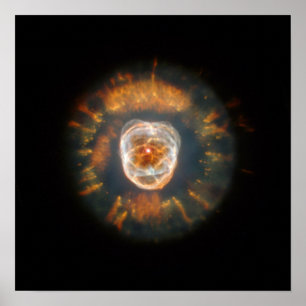 Poster NASA - The Eskimo Nebula (NGC 2392)