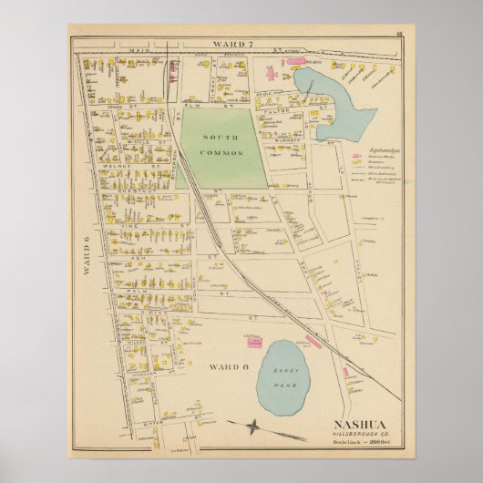 Poster Nashua, quartier 68 (Devant)