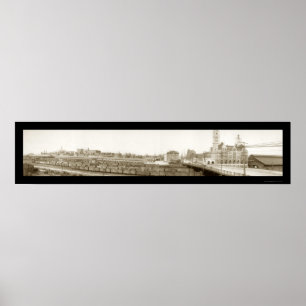 Poster Nashville, photo 1905 de chemin de fer de TN