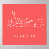Poster Nashville Skyline (Devant)