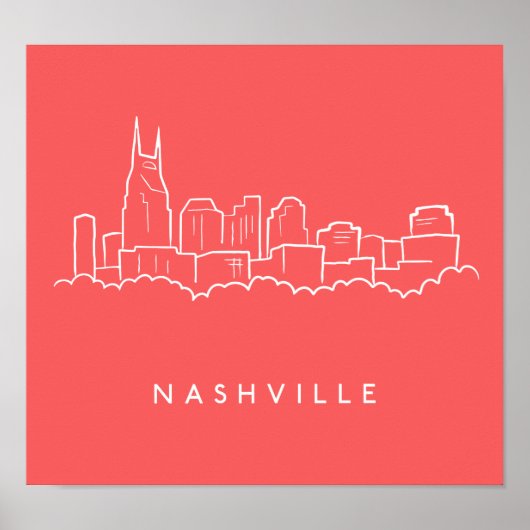 Poster Nashville Skyline (Devant)