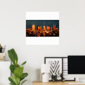 Poster - Nashville Skyline au coucher du soleil (Bureau à domicile)