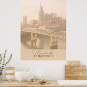 Poster Nashville, Tennessee (Cuisine)