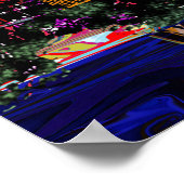 Poster Nashville, Tennessee en graffiti (Coin)