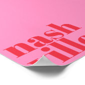 Poster Nashville Tennessee typography  (Coin)