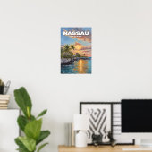Poster Nassau Bahamas (Bureau à domicile)