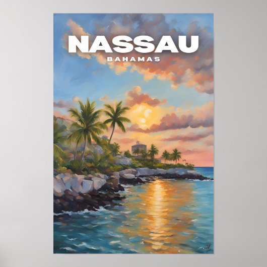 Poster Nassau Bahamas (Devant)