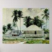 Poster Nassau, Bahamas peinture (Devant)