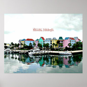Poster Nassau, Bahamas Photo pittoresque