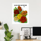 Poster Nasturtiums (Bureau à domicile)