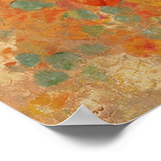 Poster Nasturtiums by Odilon Redon (Coin)