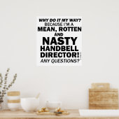 Poster Nasty Handbell Directrice (Cuisine)