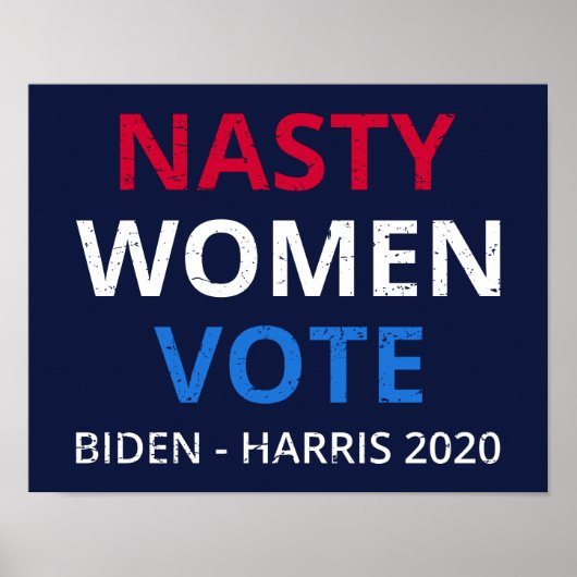 Poster Nasty Women Vote I (Devant)