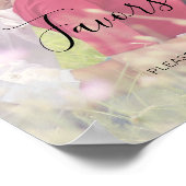 Poster Natasha Rustic Script Favors Panneau de Mariage Ph (Coin)