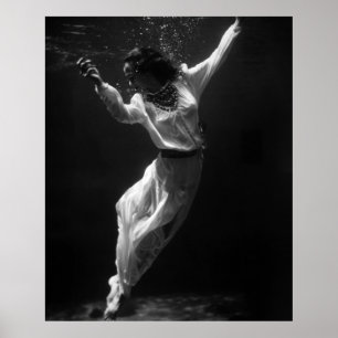 Poster Natation avec des dauphins : 1939