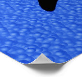 Poster Natation avec l'affiche d'étoiles (Coin)