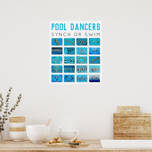 Poster Natation créative (Cuisine)