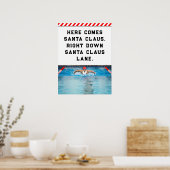Poster Natation de Noël (Cuisine)