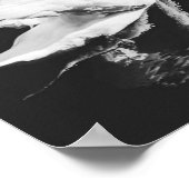 Poster Natation de Swan noir et blanc (Coin)