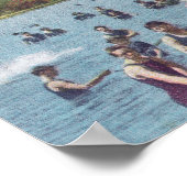 Poster Natation et navigation sur la rivière russe (Coin)